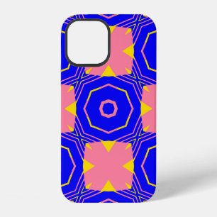 Seamless abstract geometric floral patternabstract iPhone 12 case