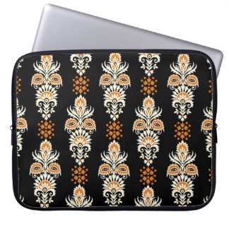 seamless abstract geometrical floral design laptop sleeve
