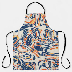 Seamless abstract line geo pattern. High quality i Apron