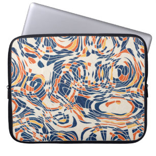 Seamless abstract line geo pattern. High quality i Laptop Sleeve