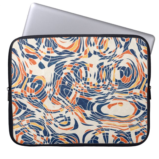 Seamless abstract line geo pattern. High quality i Laptop Sleeve (Front)