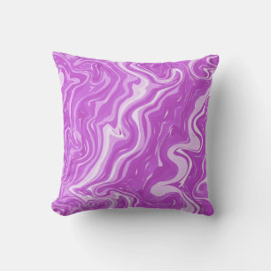 Seamless Abstract Marble Pink Pattern Cushion