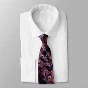 Seamless abstract modern brush stroke multicolor tie
