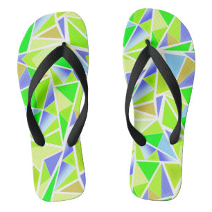 Seamless abstract modern geometrical shapes triang jandals