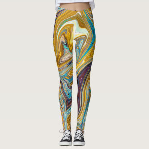 Seamless abstract pattern leggings
