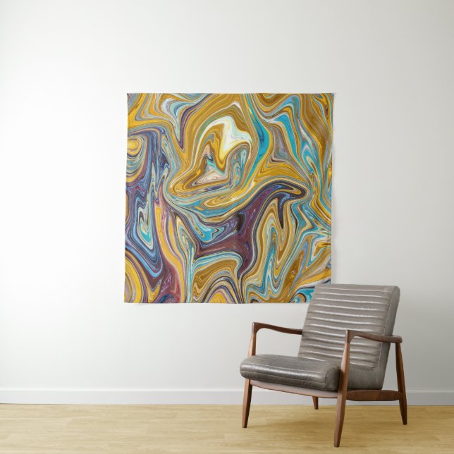 Seamless abstract pattern tapestry (In Situ)