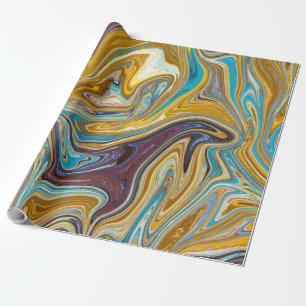 Seamless abstract pattern wrapping paper