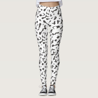 Seamless Abstract Vector Amorphous Patterned Leggings