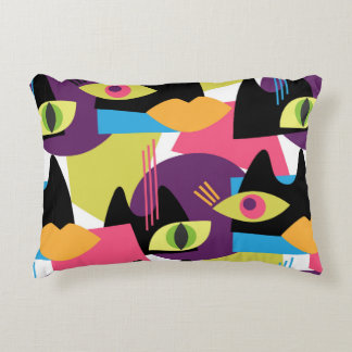Seamless abstract Vintage pattern with abstract sh Decorative Cushion