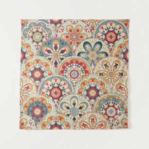 Seamless abstract wallpaper with circles trendy co tapestry