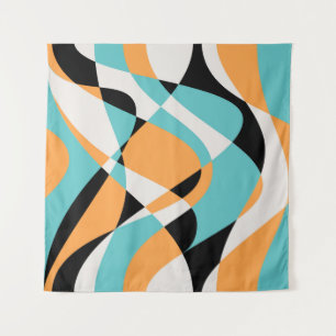 Seamless abstract waves pattern. Gorgeous seamless Tapestry