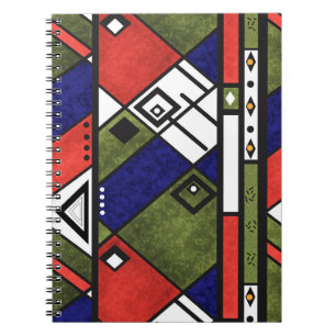 Seamless african ethno traditional texture pattern notebook