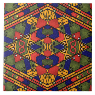 Seamless african ethno traditional texture pattern tile