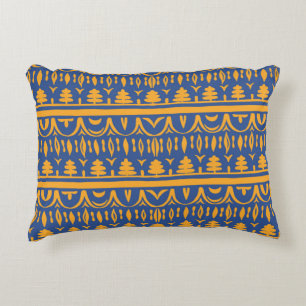 Seamless african pattern decorative cushion