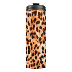 Seamless animal print Beautiful watercolor spotted Thermal Tumbler