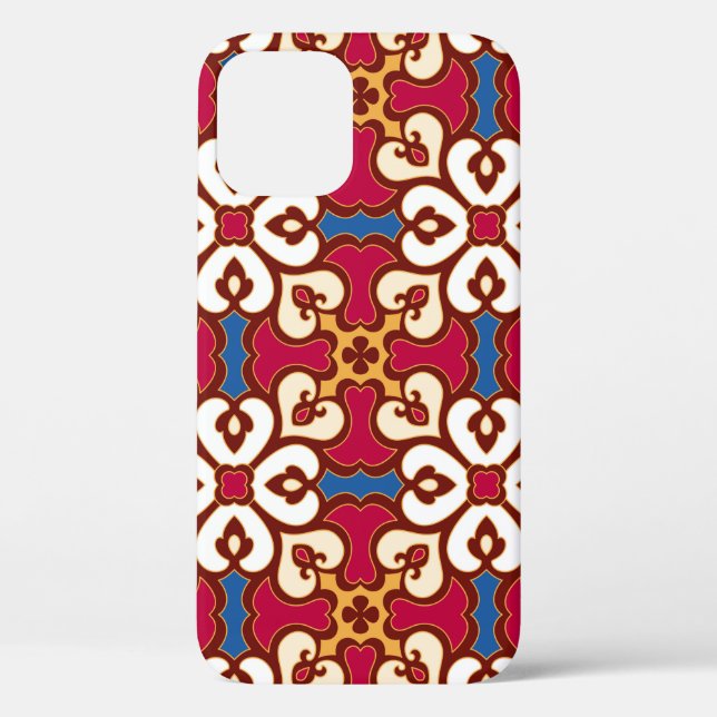 Seamless arabic pattern - based on ottoman traditi Case-Mate iPhone case (Back)
