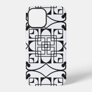 Seamless Art Deco Pattern. Vintage minimalistic ba iPhone 12 Case