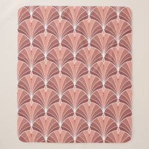 Seamless Art Deco Pattern. Vintage minimalistic ba Sherpa Blanket