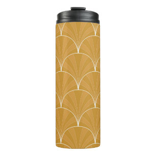 Seamless Art Deco Pattern. Vintage minimalistic ba Thermal Tumbler
