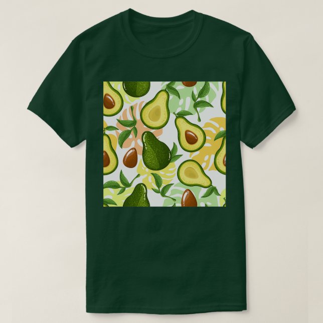 Seamless avocado T-Shirt (Design Front)