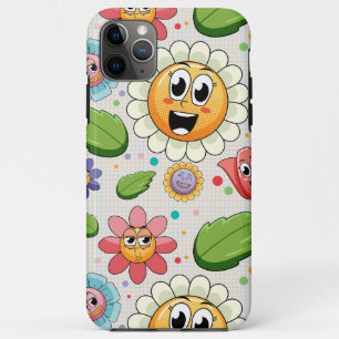 Seamless background design with colourful flowers Case-Mate iPhone case
