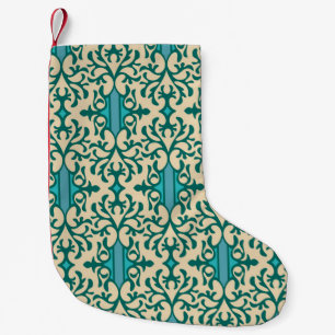 Seamless background from a floral ornament, Fashio Small Christmas Stocking