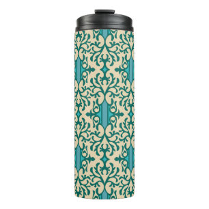 Seamless background from a floral ornament, Fashio Thermal Tumbler