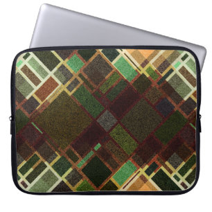 Seamless background pattern. Abstract retro diagon Laptop Sleeve