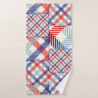 Seamless background pattern. Patchwork pattern of  Bath Towel