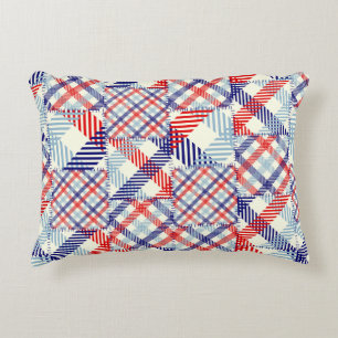 Seamless background pattern. Patchwork pattern of  Decorative Cushion