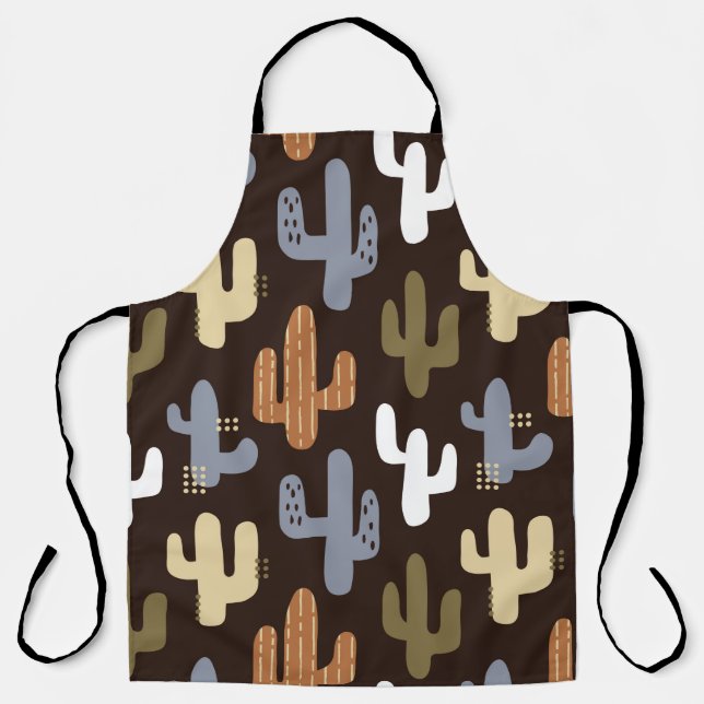 seamless background patterns in Scandinavian style Apron (Front)