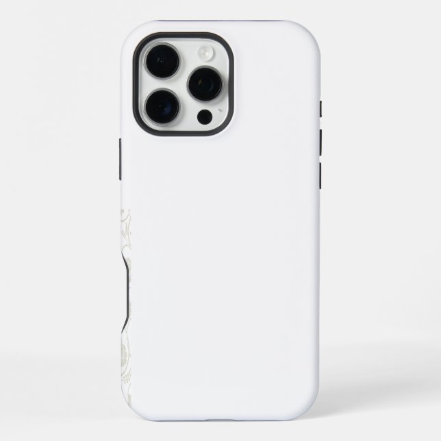Seamless Background with Floral Patterns iPhone Case (Back)