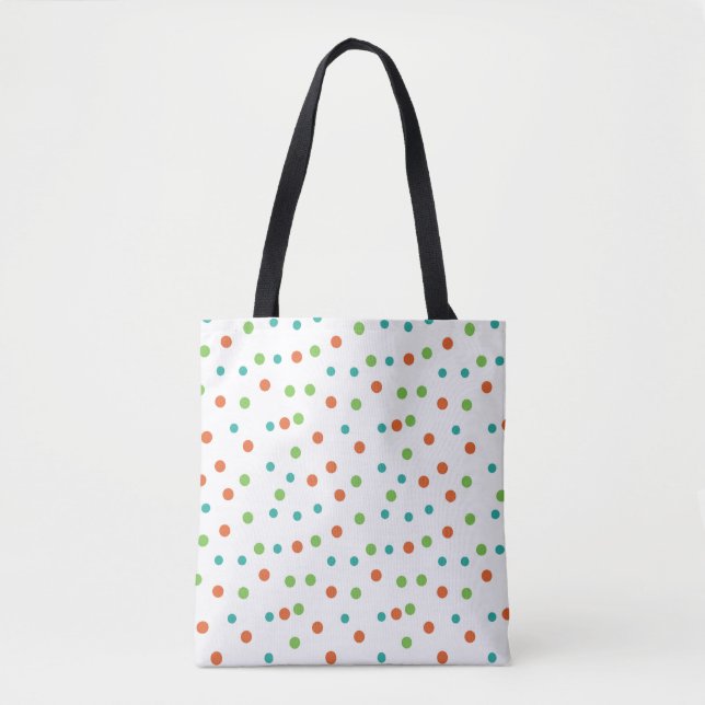 Seamless Background with polka dot pattern. Polka  Tote Bag (Front)