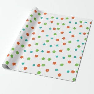 Seamless Background with polka dot pattern. Polka Wrapping Paper
