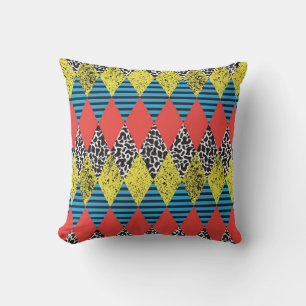Seamless background with rhombus cushion