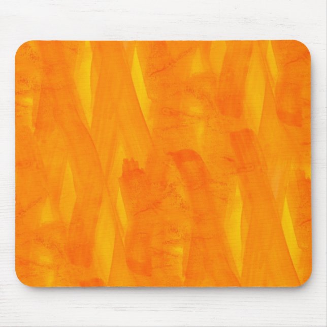 Seamless Background Yellow Abstract Watercolor Mouse Pad (Front)