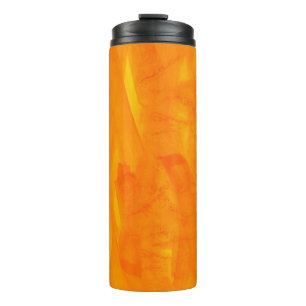 Seamless Background Yellow Abstract Watercolor Thermal Tumbler