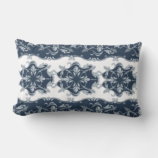 Seamless baroque pattern 7 lumbar cushion (Front)