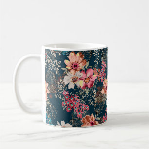 Seamless beautiful abstract watercolor colorful fl coffee mug