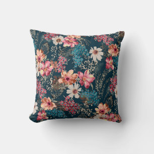 Seamless beautiful abstract watercolor colourful f cushion