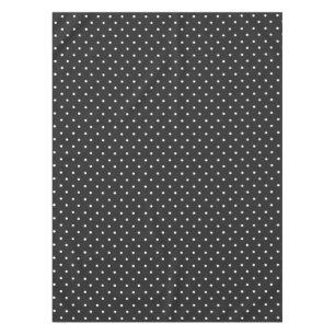 Seamless black and white polka dot pattern  tablecloth