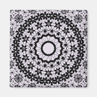 Seamless black lace lacy retro ornamental romantic