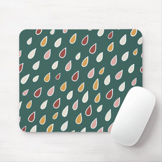 Seamless Boho Summer Mouse Pad (With Mouse)