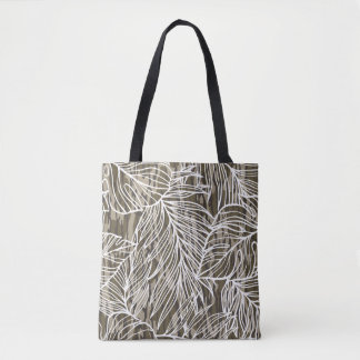 Seamless Botanical Bottom Lands Camo Tote Bag