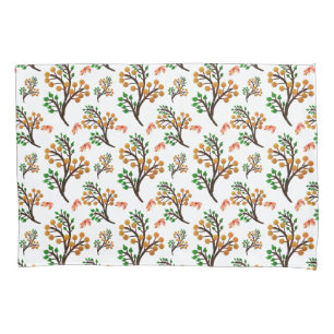 Seamless Botanical Pattern with Flowers   Cute Nat Pillowcase