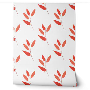 seamless botanical simple pattern with bright pl wallpaper