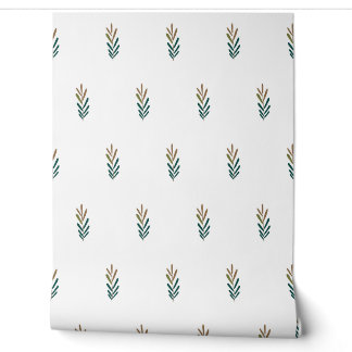 seamless botanical simple pattern with plants. wallpaper