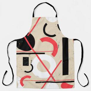 Seamless bright abstract pattern of geometric obje apron