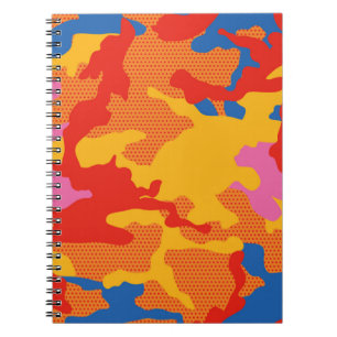 Seamless camouflage background pattern. Seamless c Notebook