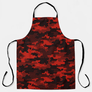 Seamless camouflage pattern. Repeating digital dot Apron